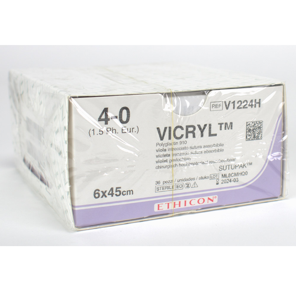 Vicryl Plus violett 4-0/1,5 6x0,45 3Dtz