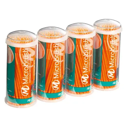 Young Microbrush International Ltd. Microbrush Tubes ultrafein orange Pa 400