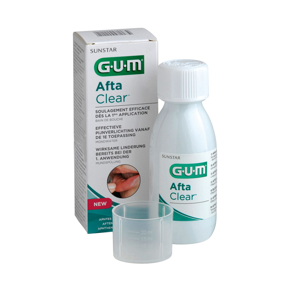 GUM AftaClear Mundspülung 6x120ml