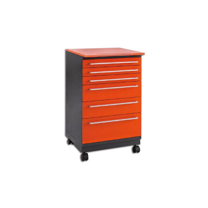 Praxisrollwagen mit 6 Schubladen und Ablagefläche Praxisrollwagen mit 6 Schubladen und Ablagefläche