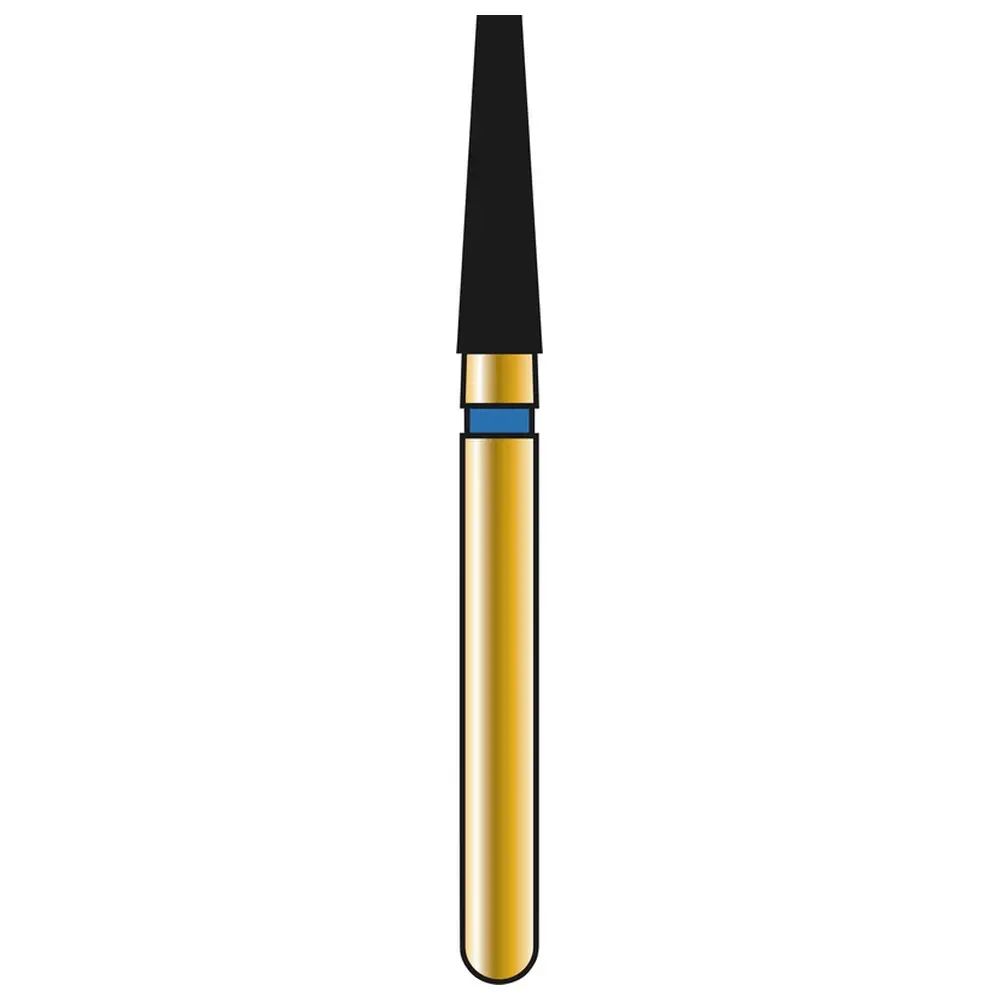 COLTENE DIATECH Diamanten G846 - Packung 5 Stück blau mittel (M), FG, Figur 171 Konus flaches Ende, 7 mm, ISO 018