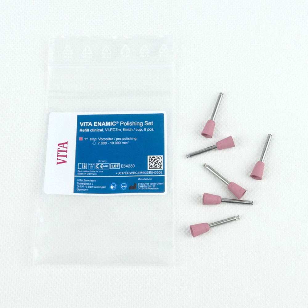 Polierinstrum. Wst Kelch EC7M pink 6St