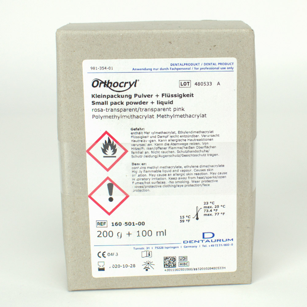 Orthocryl rosa-transp. 200gr/100ml Pa