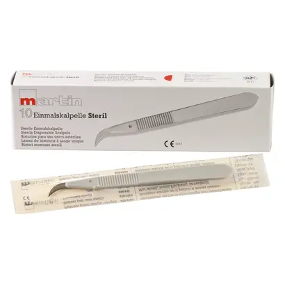 KLS Martin SE & Co. KG Einmal-Skalpell Fig.12 steril 10-295-12-04 Pa 10 KLS Martin SE & Co. KG Einmal-Skalpell Fig.12 steril 10-295-12-04 Pa 10