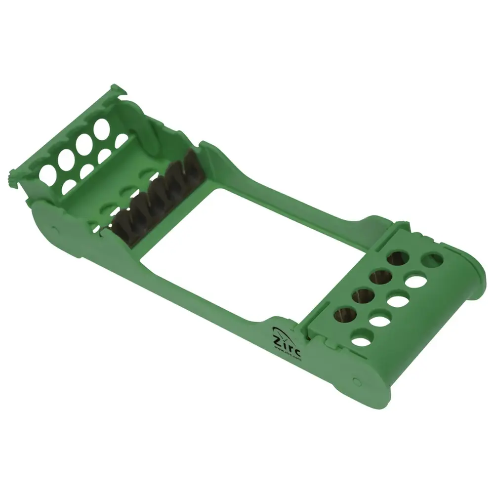 Medicom E-Z Jett Kassetten - Stück 20,2 x 9,7 x 3 cm, für 5 Instrumente grün