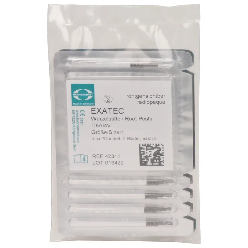 HAHNENKRATT Exatec - Packung 10 Titan-Stifte Gr. 1