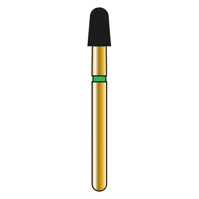 COLTENE DIATECH Diamanten G849 - Packung 5 Stück grün grob (C), FG, Figur 196 Konus rund, 4 mm, ISO 025