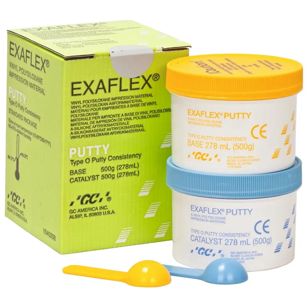 GC EXAFLEX® - Normalpackung 500 g Basispaste, 500 g Katalysator, Putty