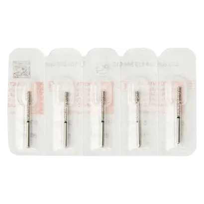 Edenta Diamanten 842 - Packung 5 Stück schwarz supergrob, FG, Figur 113 Zylinder flach, 12 mm, ISO 012