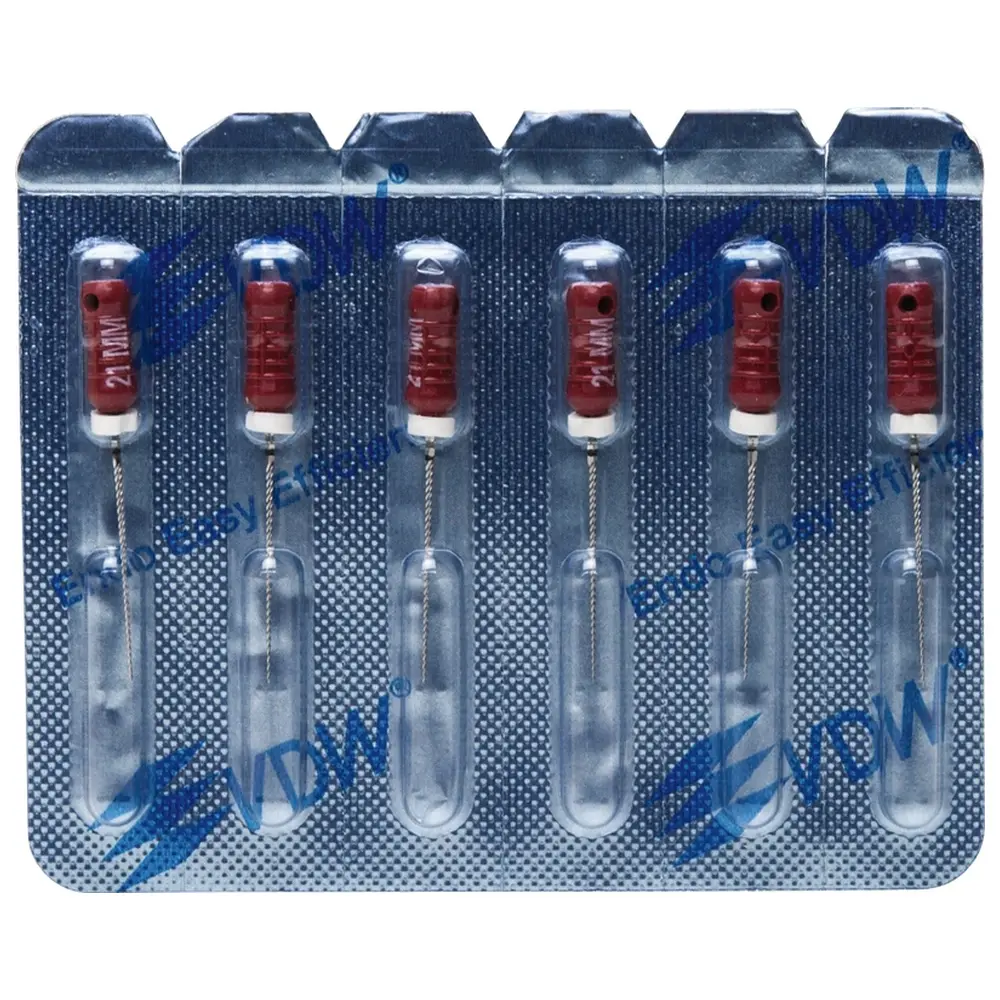 VDW STERILE K-Feilen - Blisterpackung 6 Stück 21 mm ISO 025