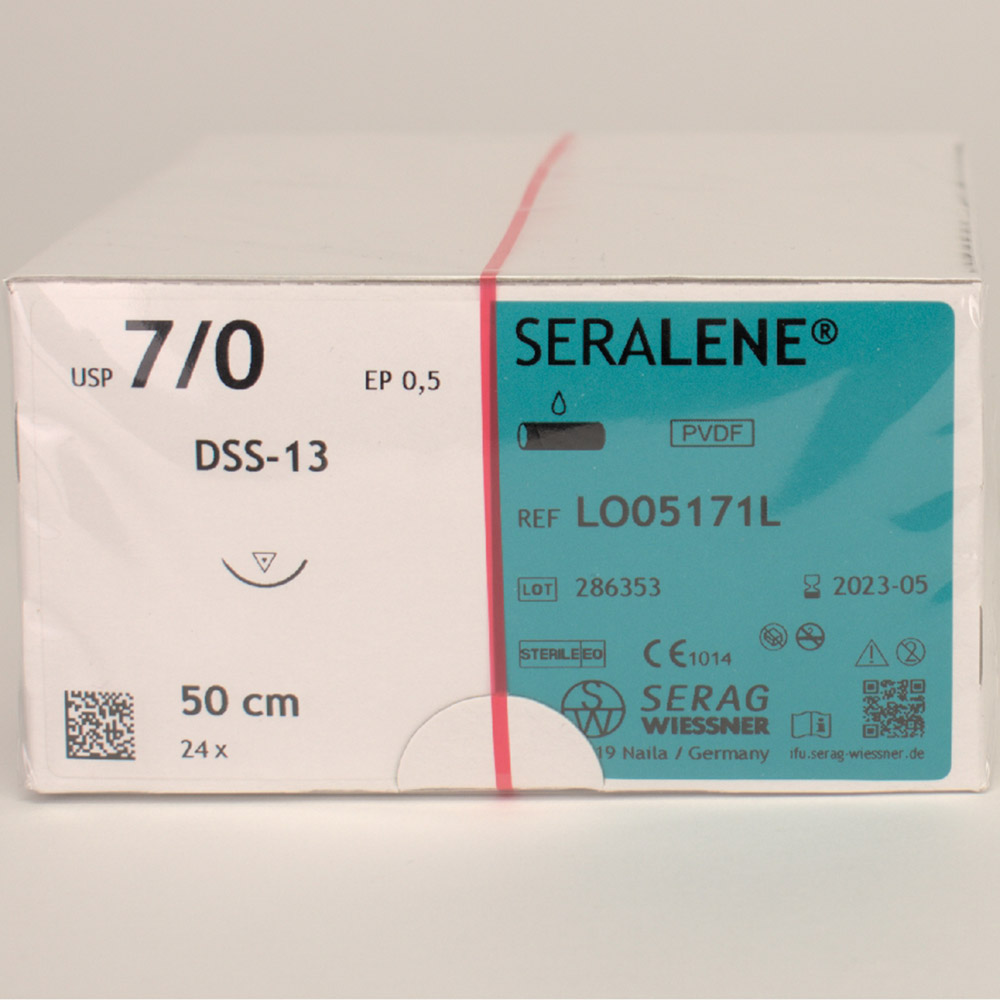 Seralene blau USP 7/0 DSS-13 2Dtz