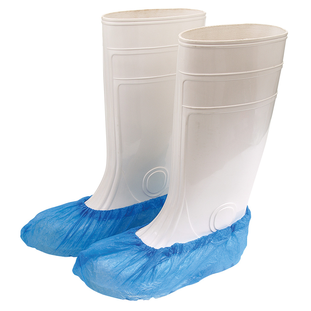 Überschuhe CPE blau 40cm 35my 2000St Krt