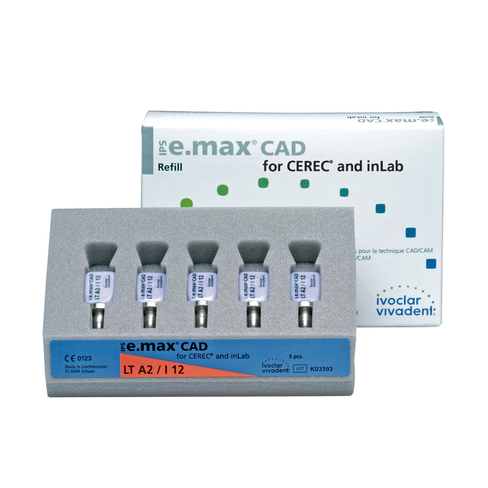 IPS e.max CAD Cer/inLab LT A2 I12 5St