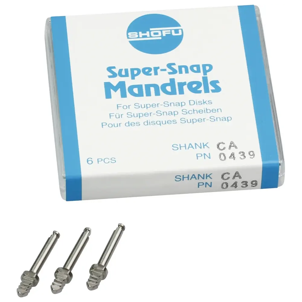 85540_SuperSnap_Mandrels__Packung_6_Stueck_RA SHOFU Super-Snap® Mandrels - Packung 6 Stück RA