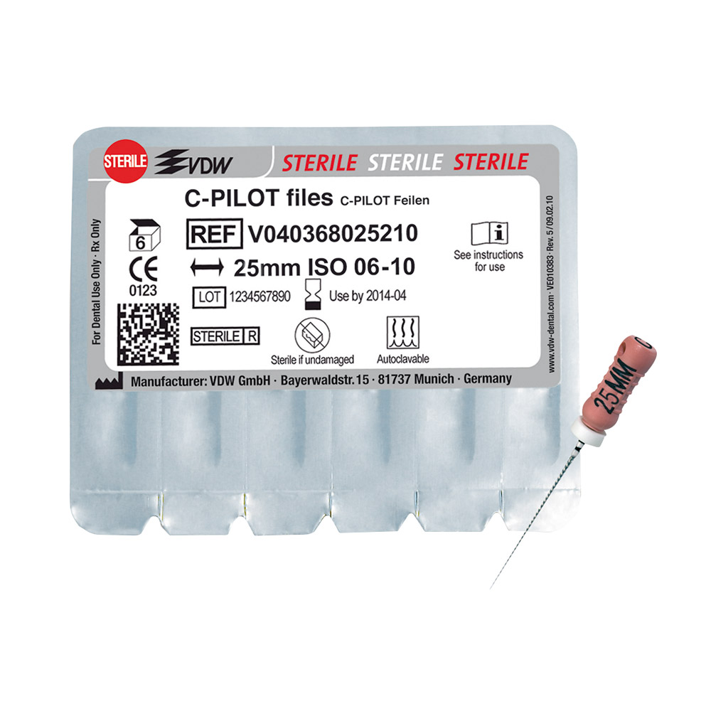 C-Pilot Feilen steril sort. 25mm 6St