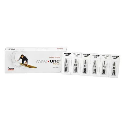 DENTSPLY Tulsa Dental Specialties WAVEONE GOLD Papierspitzen LARGE weiß Pa 180