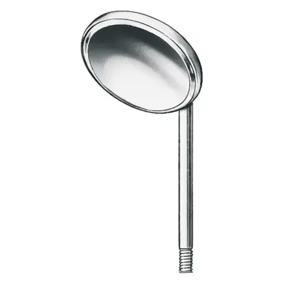 KLS Martin SE & Co. KG Rhodium-Mundspiegel Gr.00 Plan 10mm 42-704-10-04 St