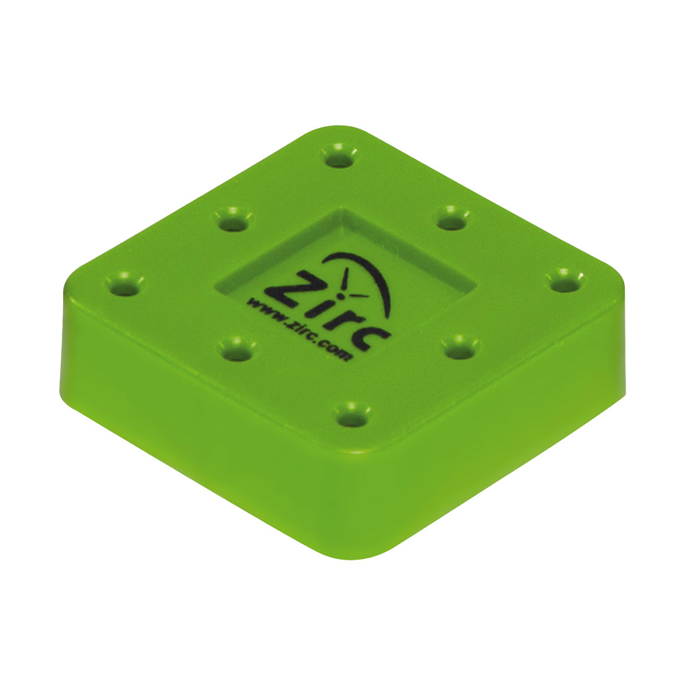 Bur Block 8-Loch neongrün magnetisch St