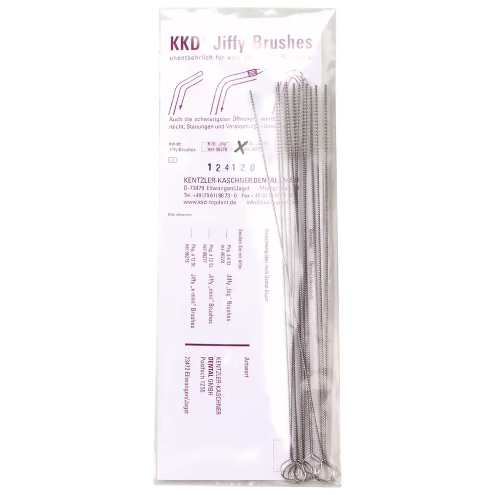 Kentzler-Kaschner KKD® Jiffy Brushes - Packung 12 Stück mini