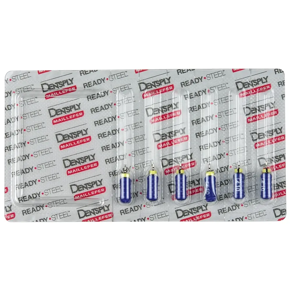 Dentsply Sirona READYSTEEL Hedstroem Files - Packung 6 Stück 31 mm ISO 010