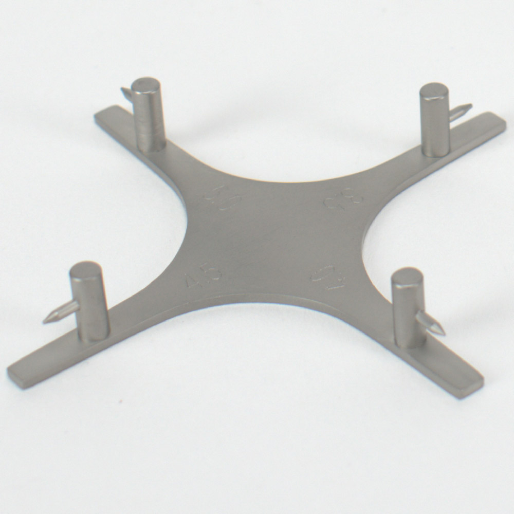 Bracket-Markierkreuz m. Metallspitzen St