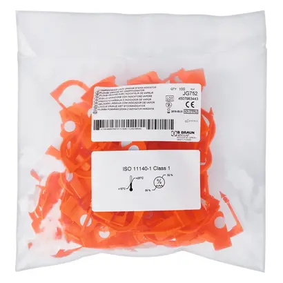 Aesculap AG Plombe m.Dampfindikator orange JG752 Pa 100