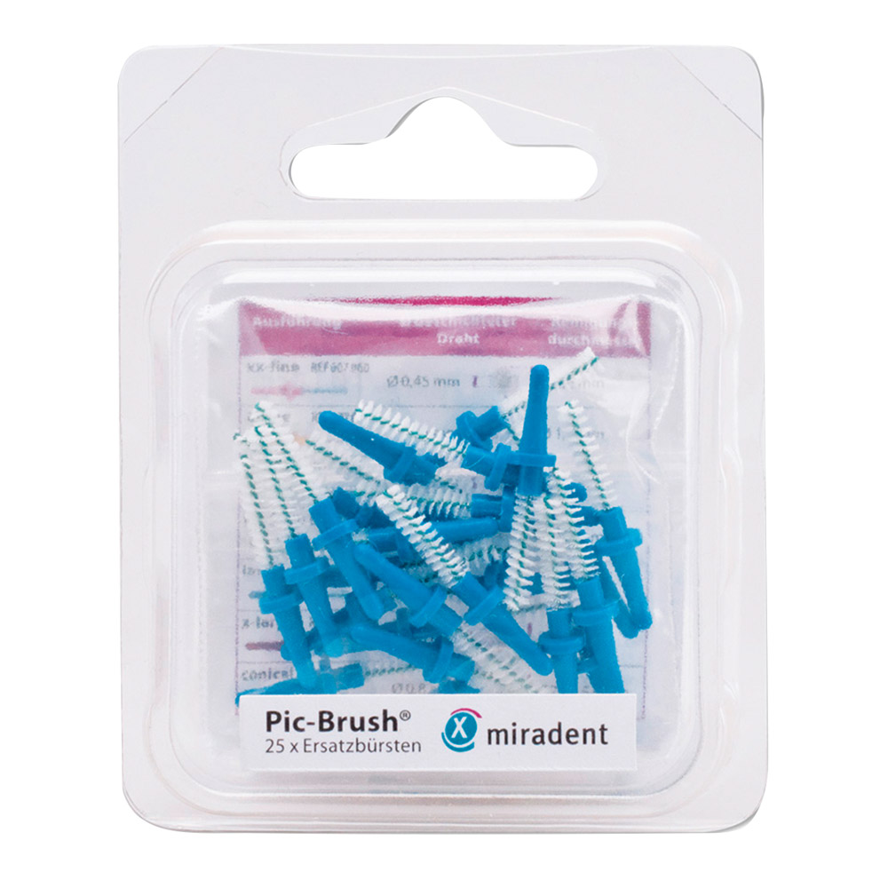 Pic Brush Ersatzbürsten blau 25St