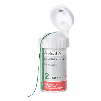 Eastdent Septofil N 02 D1,35mm grün extra dick Dose 2,5m Eastdent Septofil N 02 D1,35mm grün extra dick Dose 2,5m