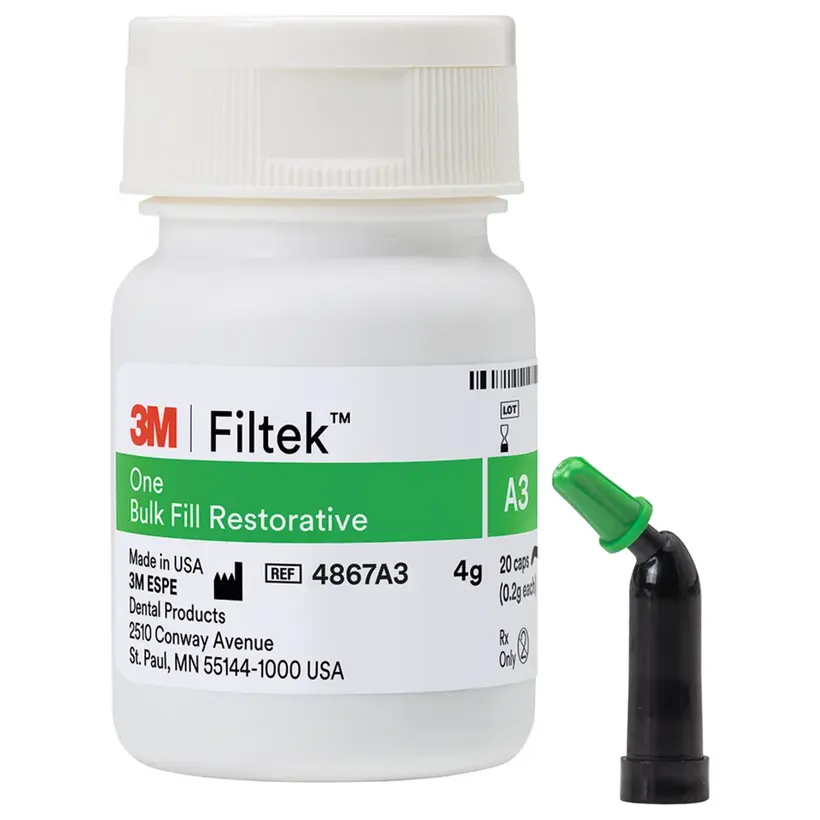 3M Espe Dental Products Filtek One Bulk Fill SZ A3 Caps Pa 20x0,2g 3M Espe Dental Products Filtek One Bulk Fill SZ A3 Caps Pa 20x0,2g