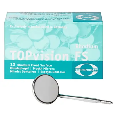 E.Hahnenkratt GmbH Mundspiegel TOPvision FS CS-Stiel 5 plan D24mm Pa 12