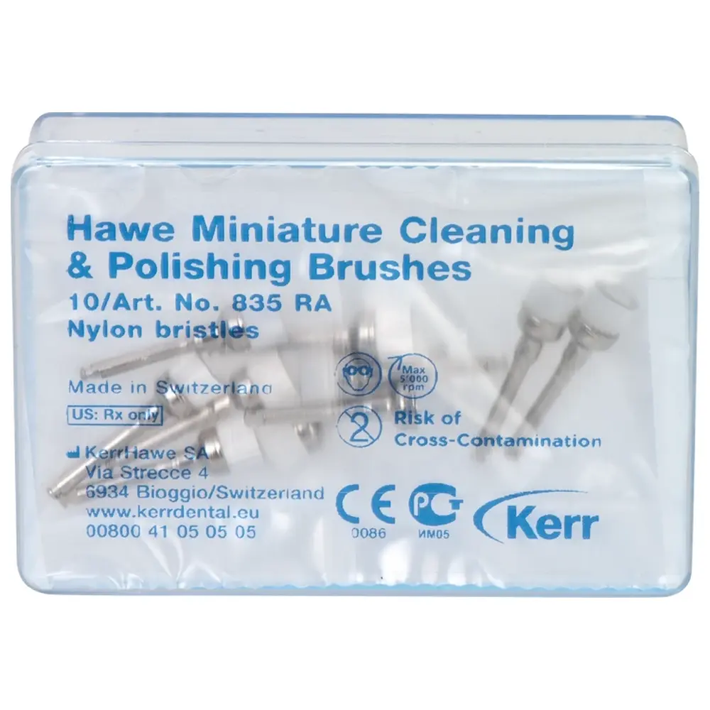 Kerr Hawe™ Miniature - Packung 10 Stück mit Nylonborsten, RA