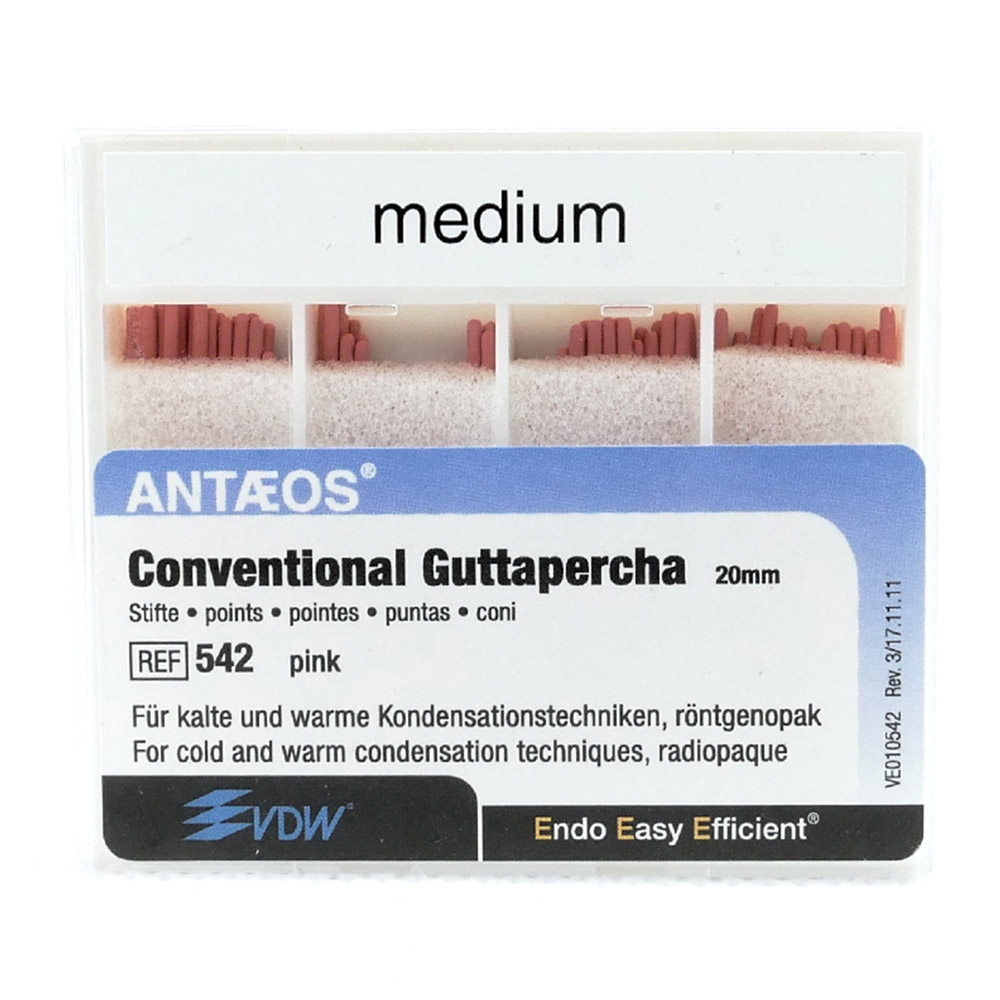 Guttapercha Stifte 542/ m rosa Sa