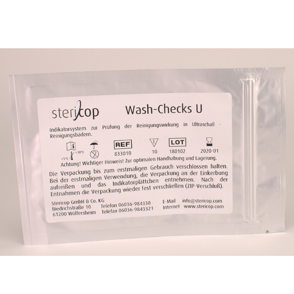 Wash-Checks Sensor pink 10St