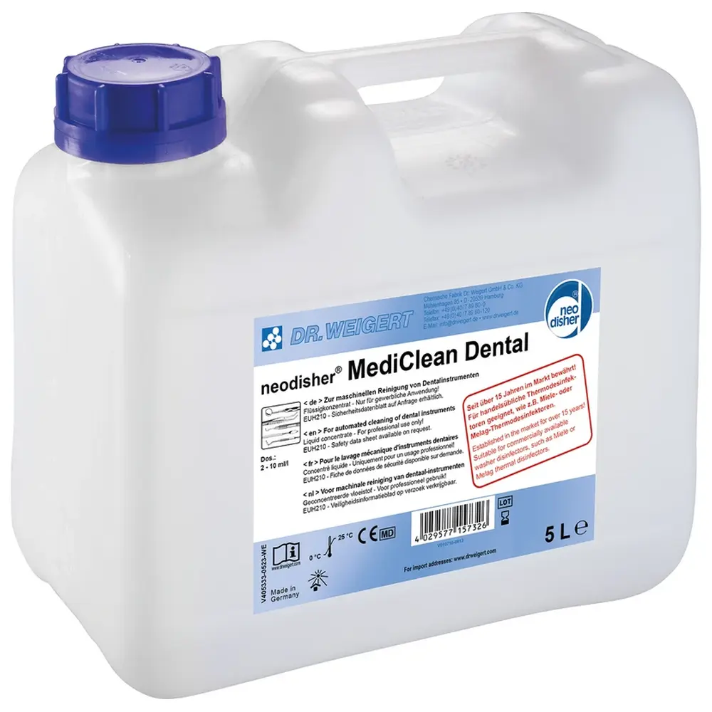 Dr. Weigert neodisher® MediClean Dental - Kanister 5 Liter Dr. Weigert neodisher® MediClean Dental - Kanister 5 Liter