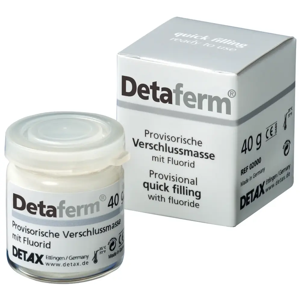 DETAX Detaferm® - Packung 40 g Glas-Tiegel weiß opaque