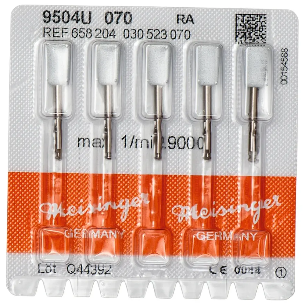 Hager & Meisinger Universalpolierer 9504U - Packung 5 Stück weiß, RA, Figur 030, 10 mm, ISO 070