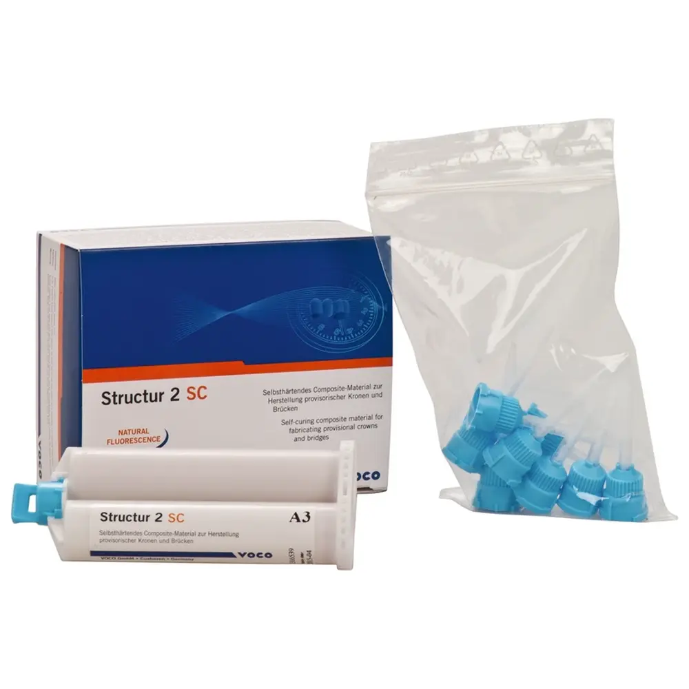 VOCO Structur 2 SC - Packung 75 g Doppelkartusche A3, Mischkanülen Typ 6 VOCO Structur 2 SC - Packung 75 g Doppelkartusche A3, Mischkanülen Typ 6