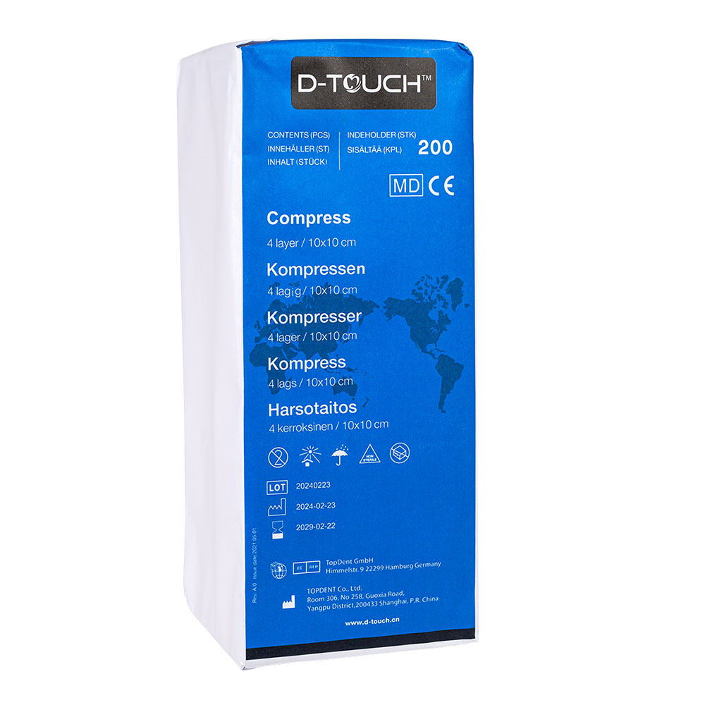 GX250746_dtouch_Kompresse_Schwamm_10x10__1x200St d-touch Kompresse Schwamm 10x10 1x200St