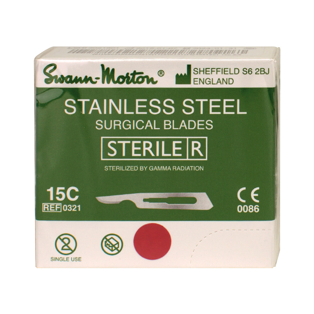 GX00846_Skalpellklingen_Swann_Morton_15C_steril Skalpellklingen Swann Morton 15C steril