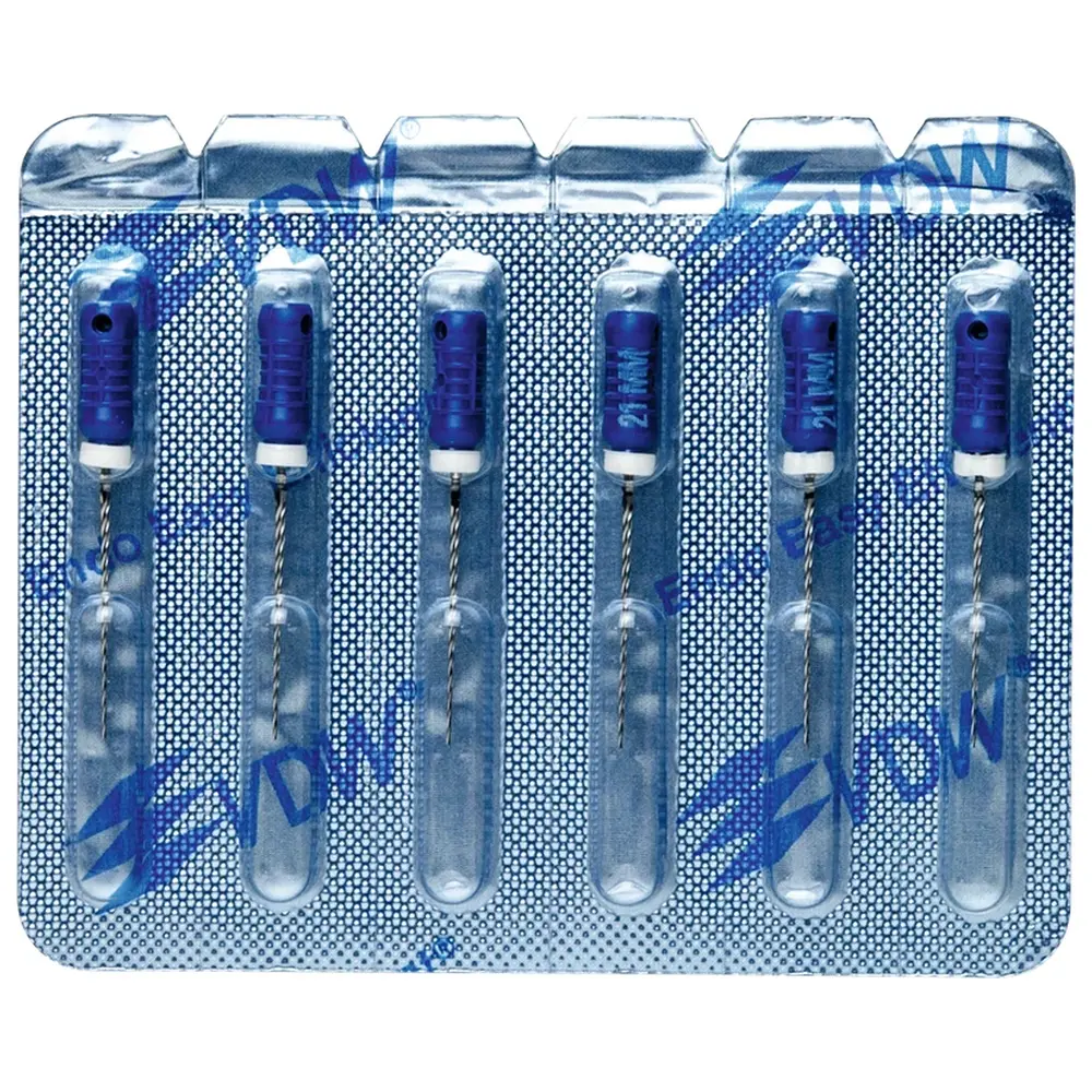 VDW STERILE K-Bohrer - Blisterpackung 6 Stück 21 mm ISO 030