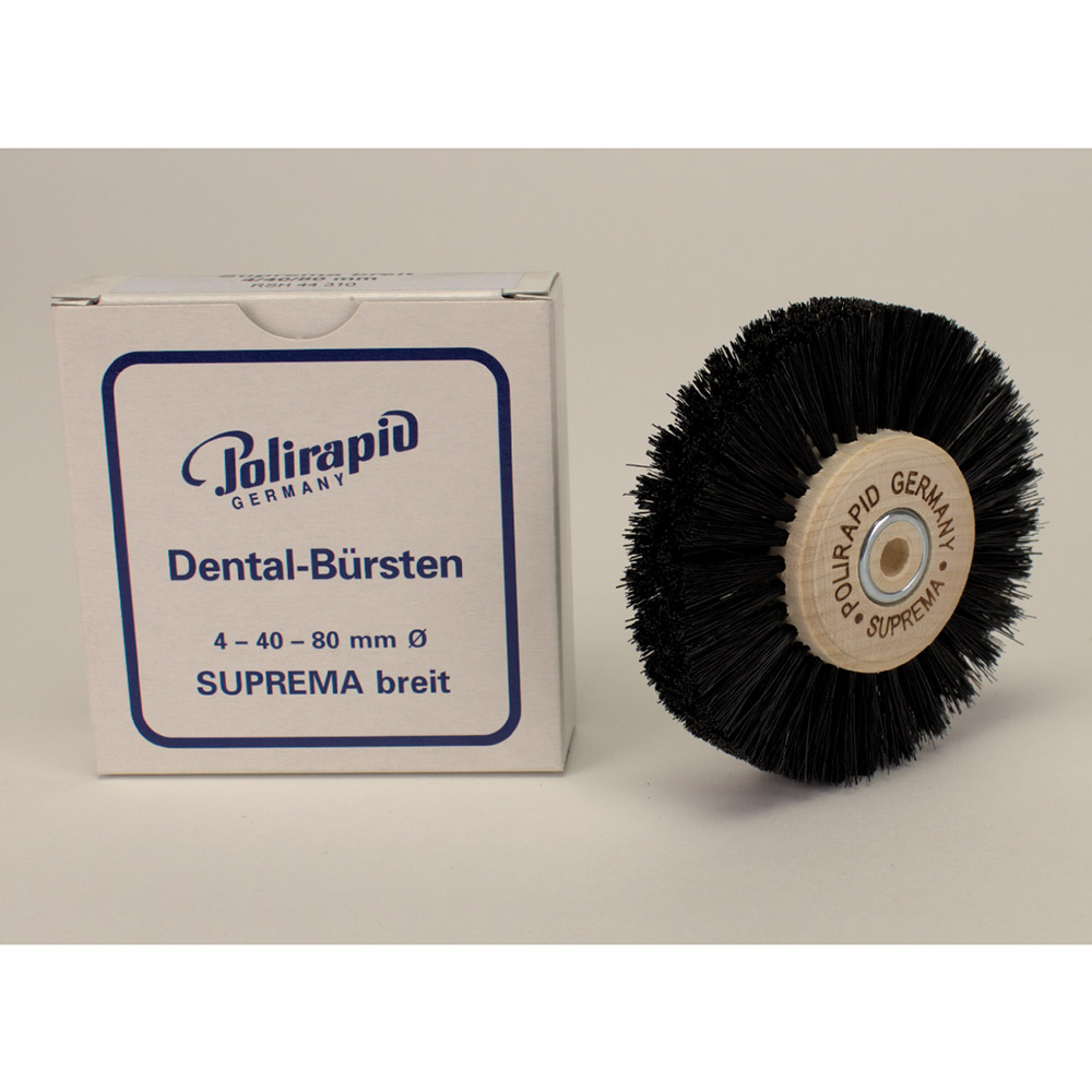 Polierbü.SUPREMA breit HK 4/Ø40/80mm St