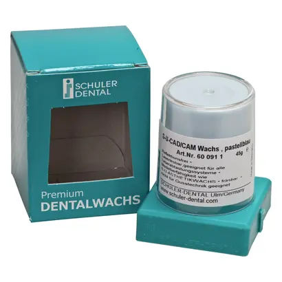 SCHULER-DENTAL S-U-CAD/CAM Wachse - Kegel 45 g pastellblau