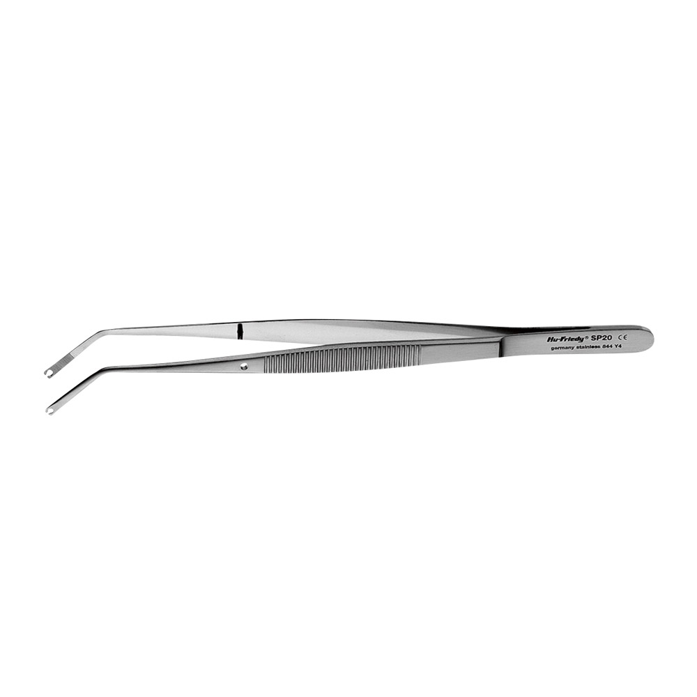 Fadenpinzette flach 15,2cm St