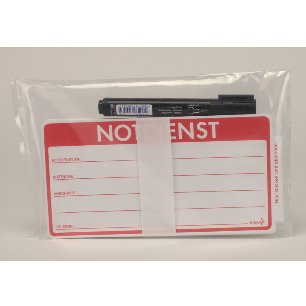 GX79575_Folienschilder_Notdienst__50St