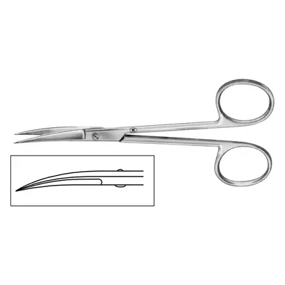 Karl Hammacher GmbH Zahnfleischschere gebogen 115mm HSB 015-11 St