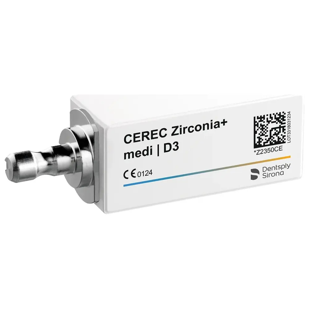 Dentsply Sirona CEREC Zirconia+ - Packung 3 Stück medi D3