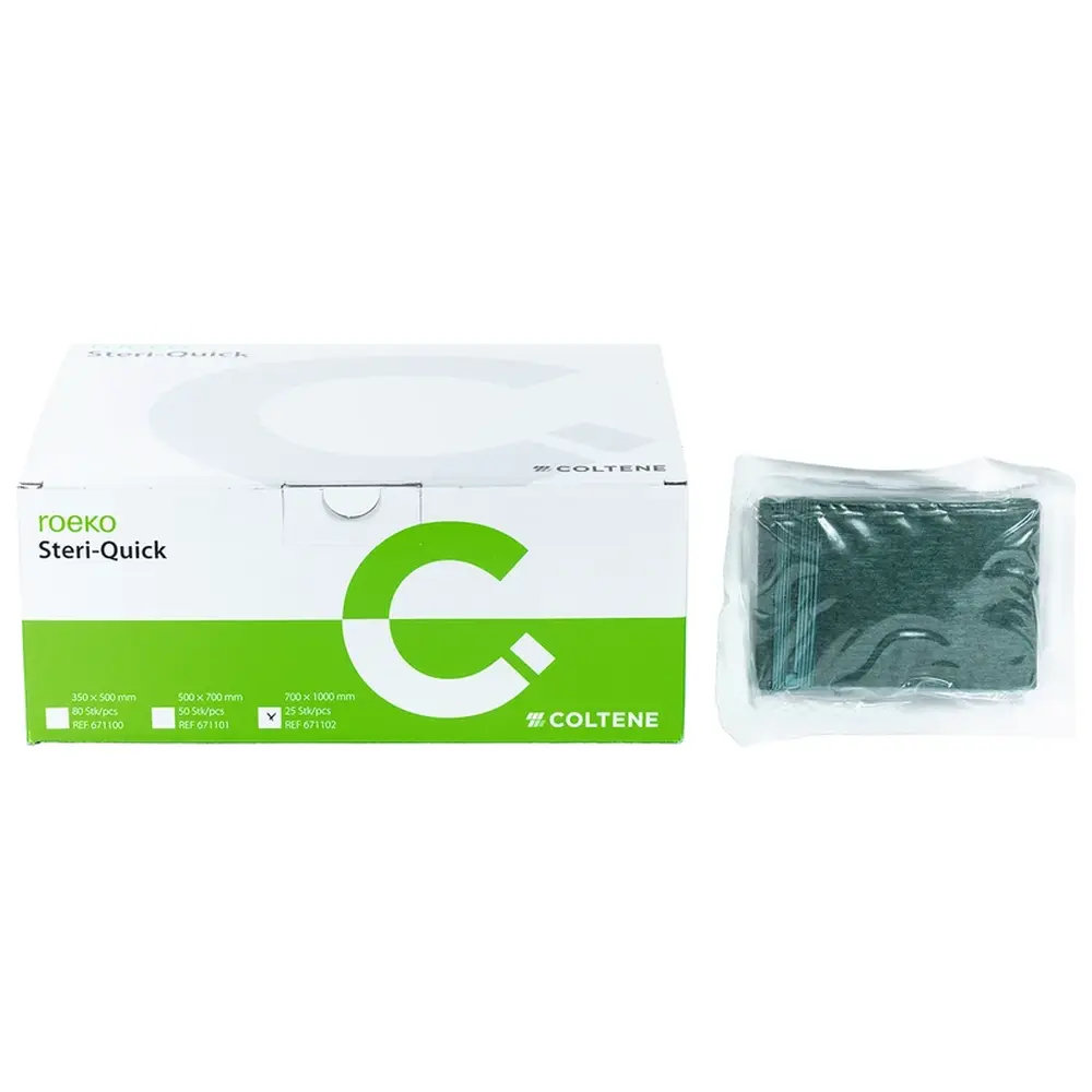 COLTENE roeko Steri-Quick - Packung 25 Stück 70 x 100 cm