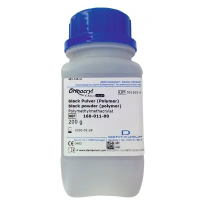 Dentaurum GmbH & Co. KG Orthocryl Pulver schwarz Dose 200g