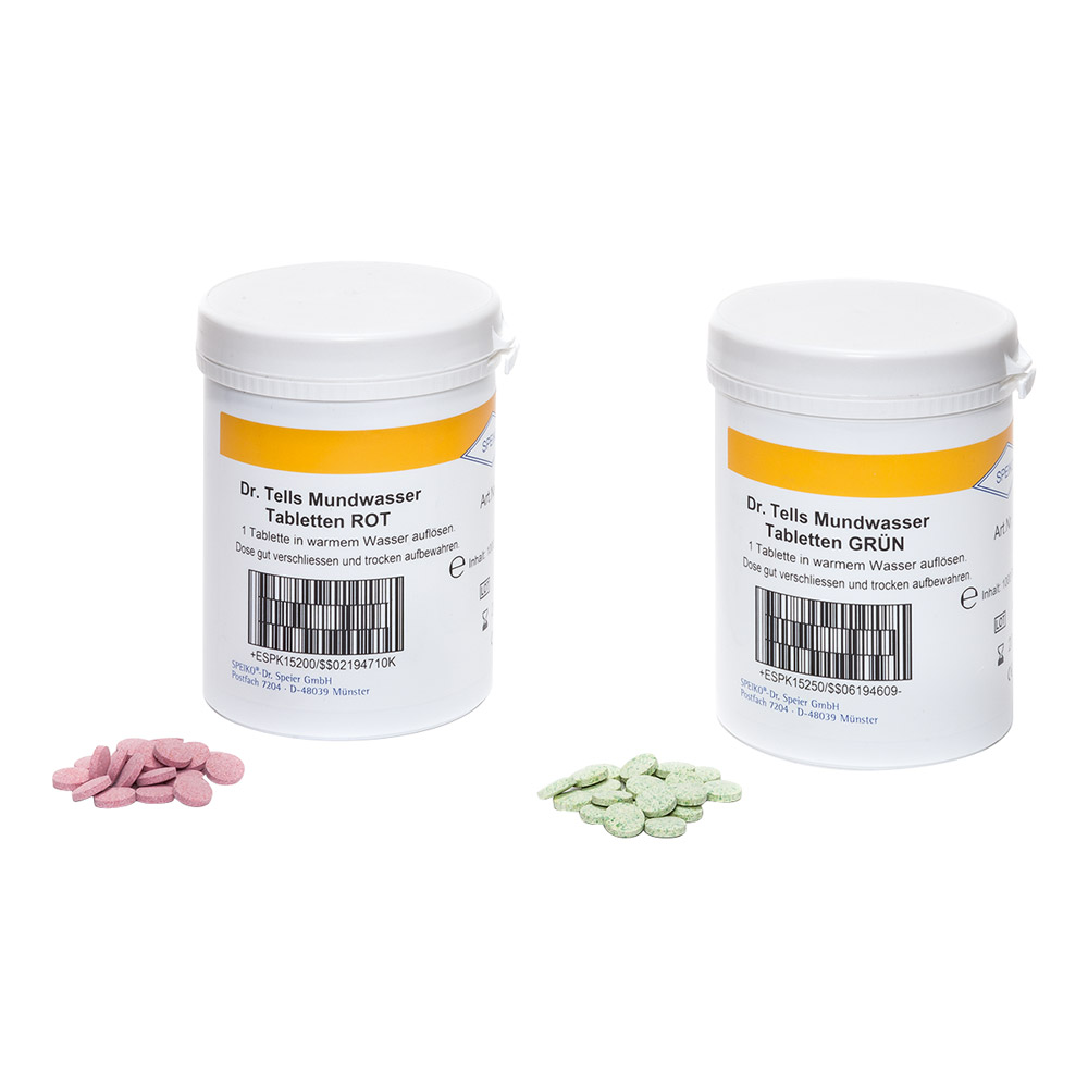 Mundwassertabletten Dr.Tells rot 1000St