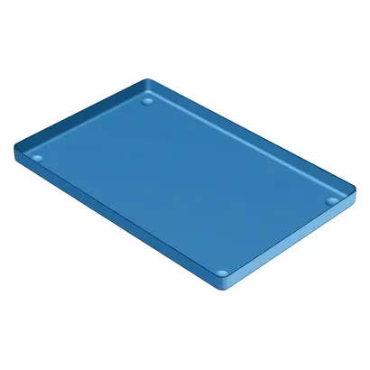Nichrominox Aluminium Tray 28x18cm blau St